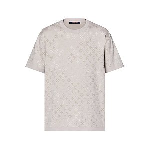 Louis Vuitton Camiseta de Manga Curta Monogram Bege