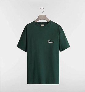 Dior Camiseta com Bordado Dior Verde