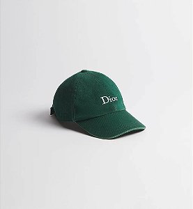 Dior Boné Stonewashed Cotton Verde