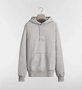Dior Moletom Bordado Dior com Capuz Cinza