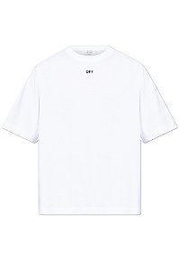 Off-White Camiseta Chain Arrow Skate Branca