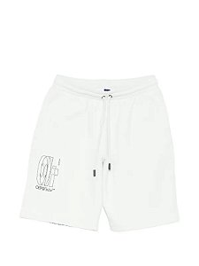 Off-White Bermuda Big Double Arrow Skate Branca
