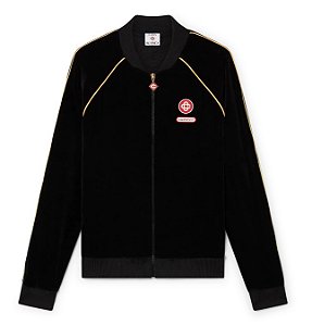 Casablanca Jaqueta Gradient Pioing Velour Track Preta