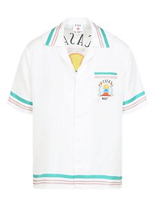 Casablanca Set Camisa e Bermuda Casa Way Branco