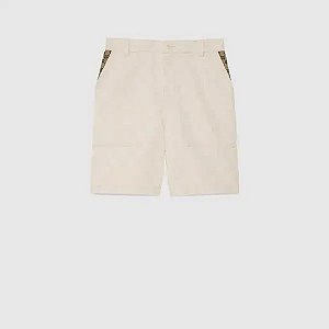 Gucci Bermuda GG Jacquard Bege