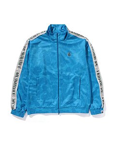- Bape Jaqueta Solid Camo Cacquard One Point Track Azul