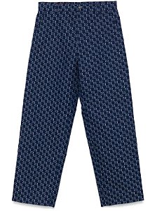Gucci Calça GG Shadow Jacquard Azul