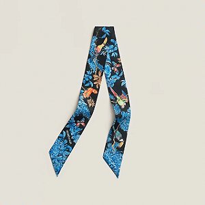 Hermès Lenço Twilly Equateur Azul