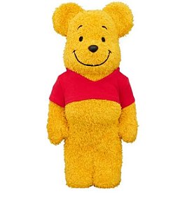 -Bearbrick 400% Winnie the Pooh Costume Version Amarelo