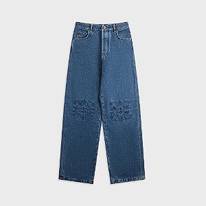 Loewe Calça Anagram Baggy Jeans Azul
