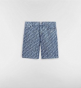 Dior Bermuda Oblique Twill Azul