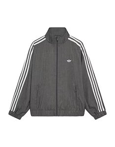 Adidas x ASOS Jaqueta Track Stripe Cinza