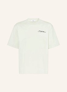 Off-White Camiseta Type Arrow Skate Mint Black Verde