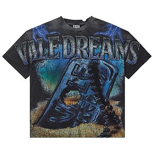 Vale Forever Camiseta Dog Tag Preta