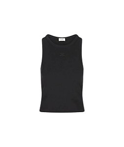 Celine Camiseta Regata Preta