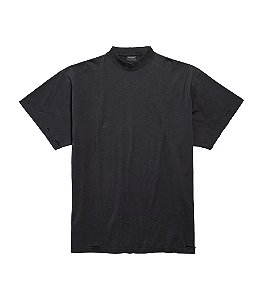 Balenciaga Camiseta Oversized Painted Logo Preta