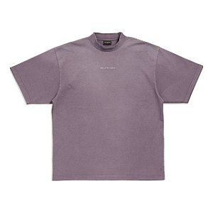 Balenciaga Camiseta Back Medium Fit Roxo
