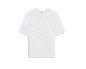 Casablanca Camiseta Applique Monogram Branco