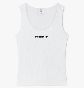 Casablanca Regata Ribbed Jersey (feminina) Branca