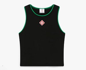 Casablanca Regata Diamond Logo Baby Preta