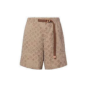 Louis Vuitton Short com Monogram em Rip Stop de Nylon Marrom