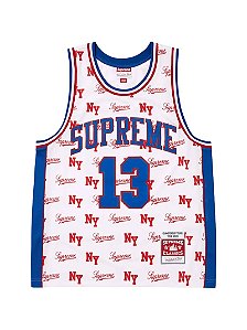 Supreme x Mitchell & Ness Camiseta Regata Monogram Basketball (SS26)