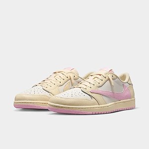Nike x Travis Scott Air Jordan 1 Low Sail Shy Pink Muslin