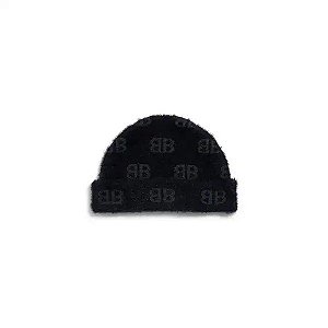 Balenciaga Touca Furry Preto