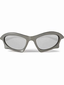 Balenciaga Óculos de sol BAT D Frame Acetate Cinza