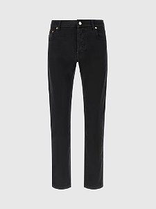 Gucci Calça Denim Cotton Slim Fit Preto
