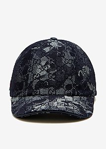 Gucci Boné Cotton Baseball Preta