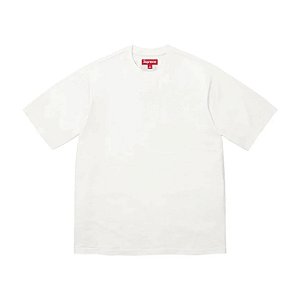 Supreme Camiseta Rhinestone Script Branca