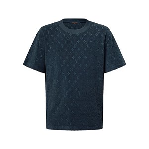 Louis Vuitton Camiseta Monogram French Terry Azul Marinho
