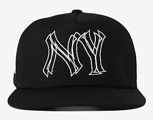 Oma Studios Boné NY 2D Black White Cream