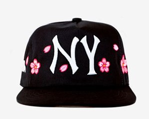 Oma Studios Boné NY Cherry Blossom Black