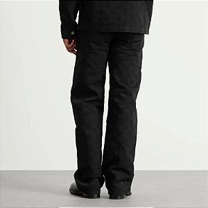 Casablanca Calça Denim Monogram Preto