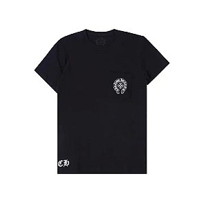 Chrome Hearts Camiseta Paris Horseshoe Preta
