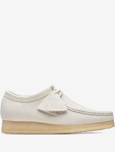 Clarks Original Wallabee Derbys Branco
