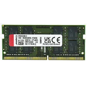 Memória RAM Notebook DDR4 Kingston, 16gb, 3200MHz, CL22