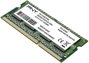 Memória RAM Notebook DDR3 PNY, 4GB, 1600MHz, CL11