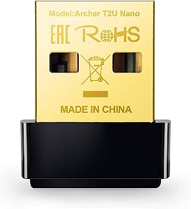 Adaptador Wi-Fi Archer T2U USB Wireless Tp-Link AC600 Nano