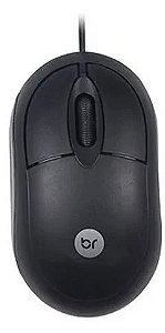 Mouse Bright Com Fio, USB, Plug And Play, 1000 DPI - 0106