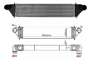 INTERCOOLER ECLIPSE CROSS / OUTLANDER DIESEL
