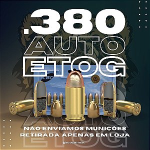 Munição CBC .380 AUTO ETOG 95GR - 10 UN