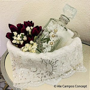 Garrafa Decorada para Enxaguante Bucal