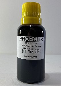 Própolis em Solução Alcoólica 30% Polemel 30ml