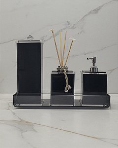 Kit Slim - 4 Peças - Preto Liso