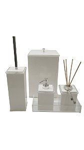 Kik Lavabo Completo Branco Liso