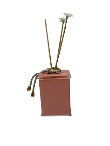 Porta Difusor - Rosa com Dourado