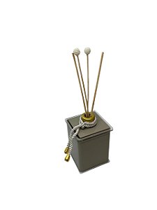 Porta Difusor - Fendi com Dourado